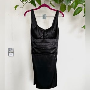 Satin Bodycon mini party cocktail dress - super sexy and flattering!